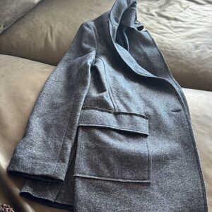 Stylish Gray Wool Coat
